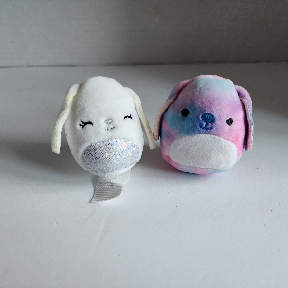 Squishmallow Squishville Set of Rabbits: Robyn & Ryder